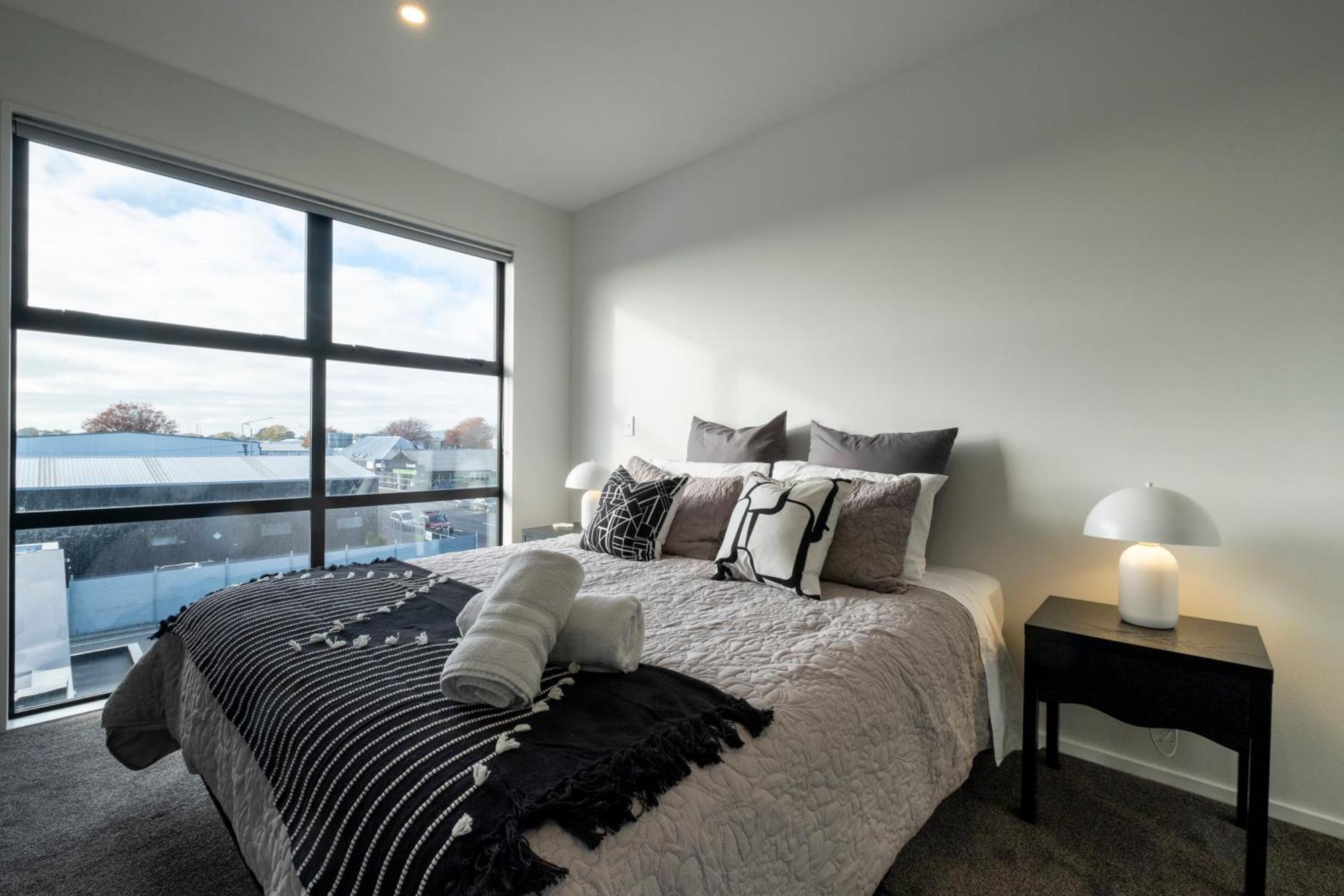 Luxury 2 Bed Townhome In Cbd Christchurch Zewnętrze zdjęcie