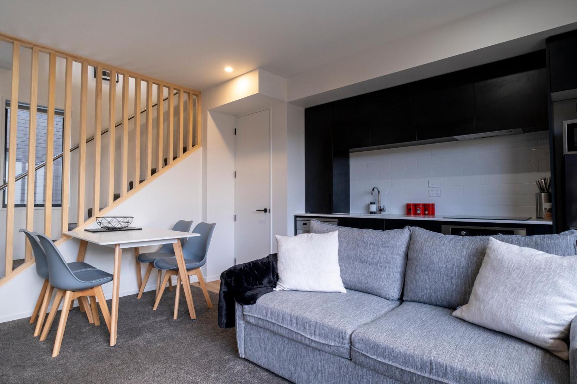 Luxury 2 Bed Townhome In Cbd Christchurch Zewnętrze zdjęcie