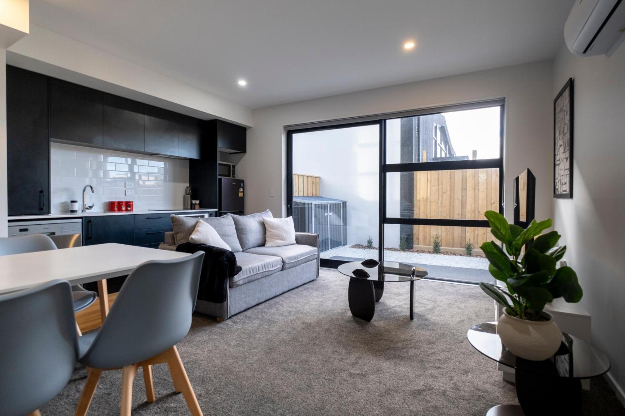 Luxury 2 Bed Townhome In Cbd Christchurch Zewnętrze zdjęcie