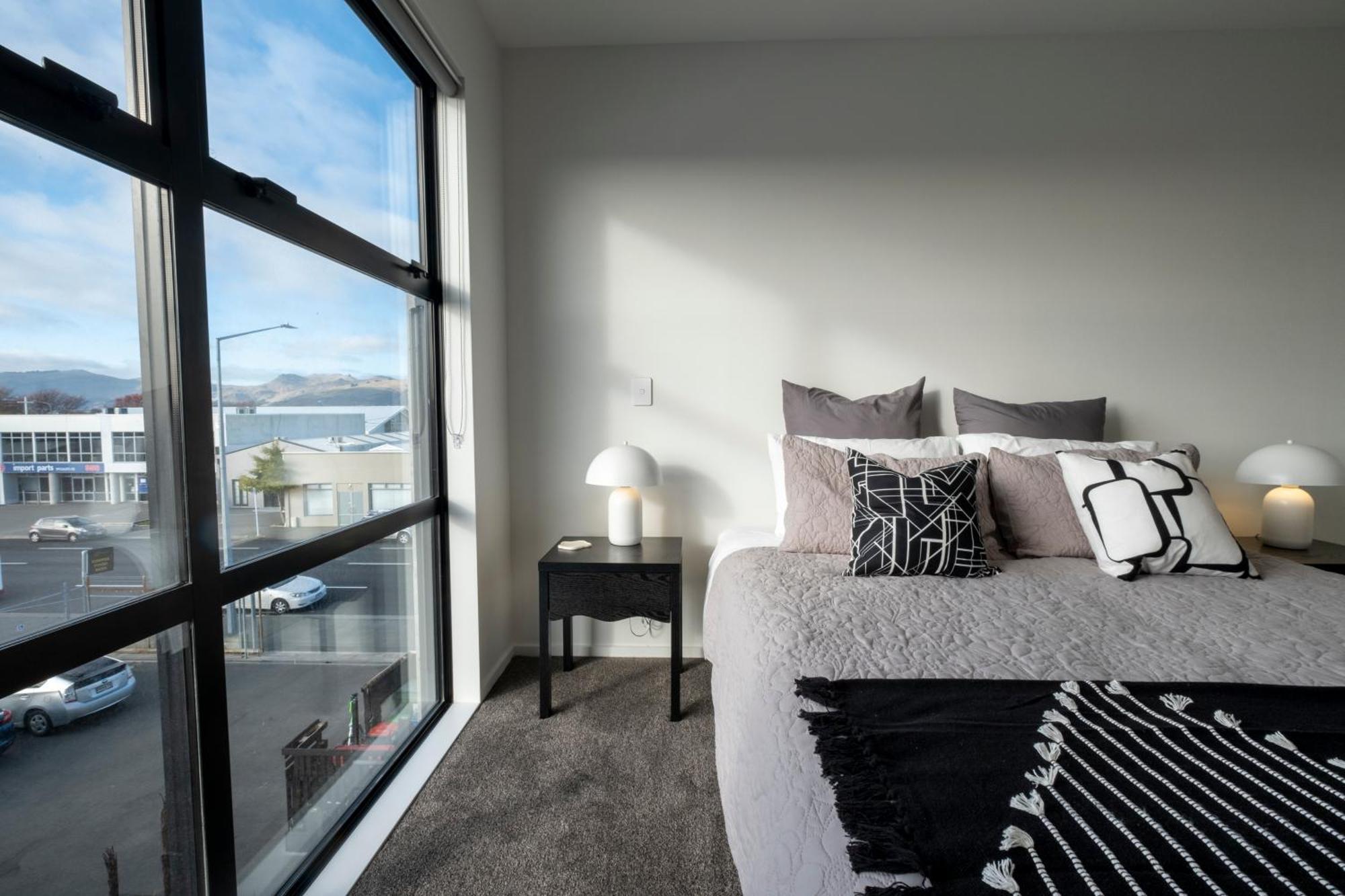 Luxury 2 Bed Townhome In Cbd Christchurch Zewnętrze zdjęcie