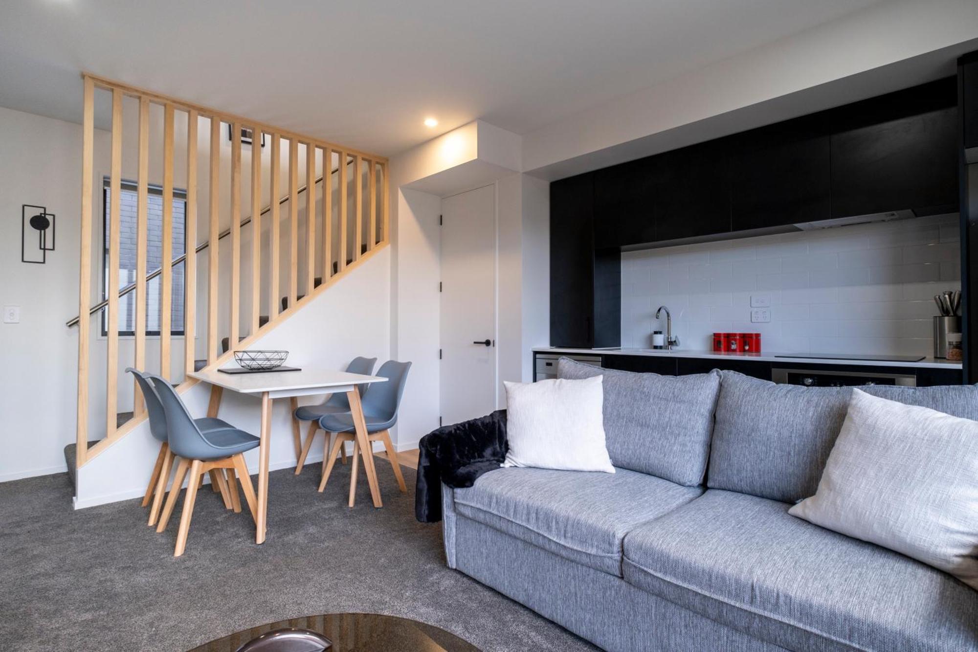 Luxury 2 Bed Townhome In Cbd Christchurch Zewnętrze zdjęcie