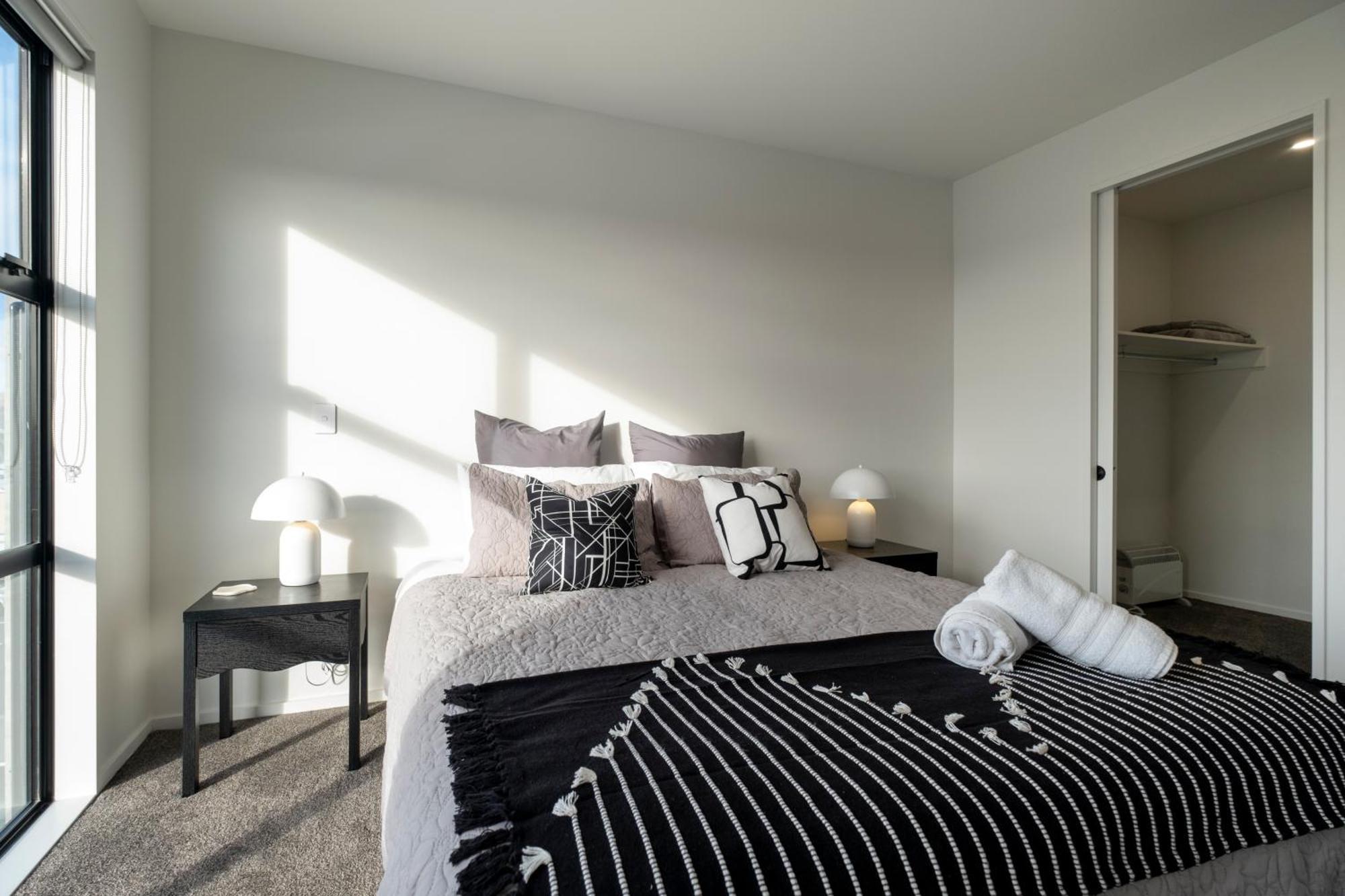 Luxury 2 Bed Townhome In Cbd Christchurch Zewnętrze zdjęcie