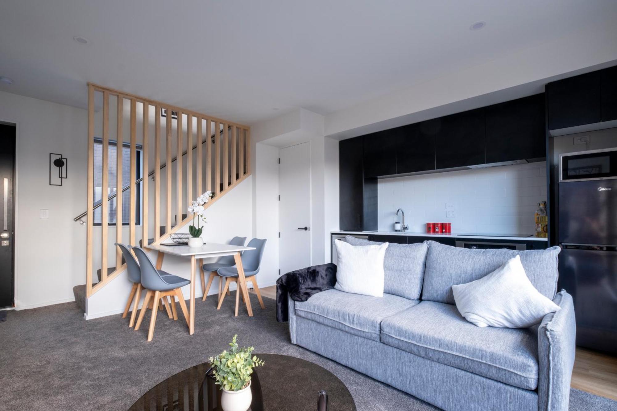 Luxury 2 Bed Townhome In Cbd Christchurch Zewnętrze zdjęcie